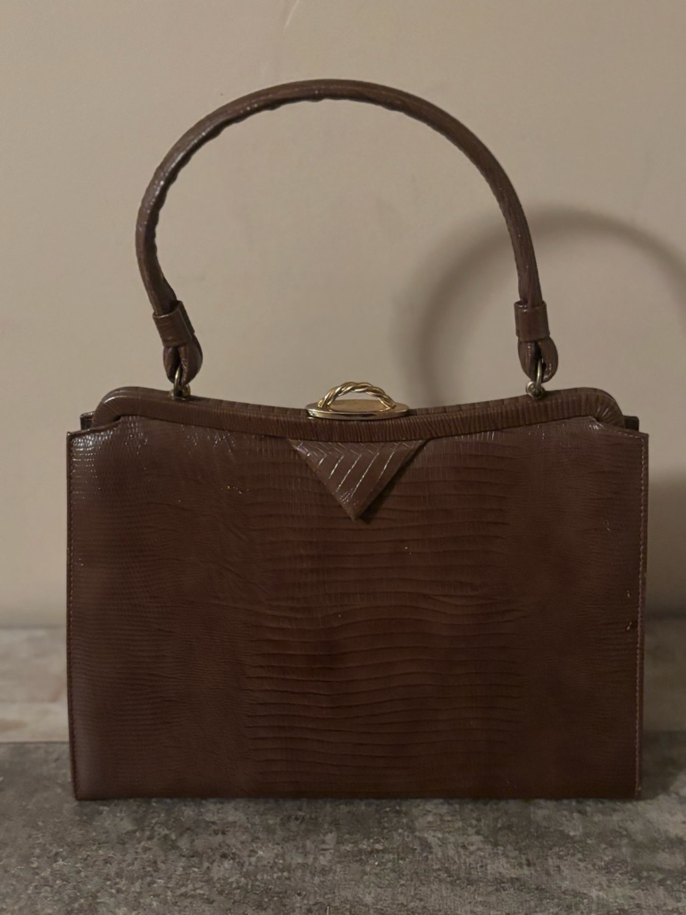 AMERICAN LEATHER INDUSTRIES OF AMERICA VINTAGE 1970's handbag